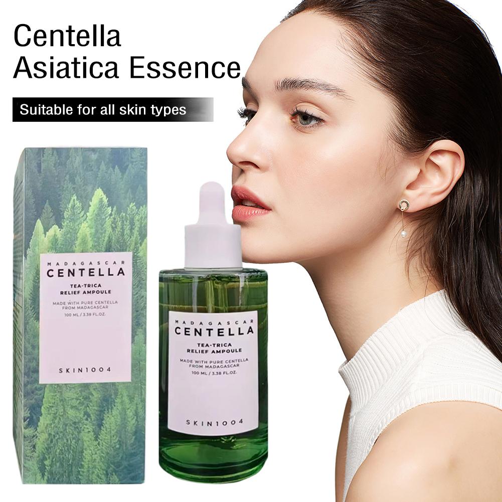 Skin1004 Madagascar Centella Asiatica Ampoule Serum do twarzy Nawilżający olejek rozjaśniający do pielęgnacji twarzy Nawilżająca pielęgnacja skóry