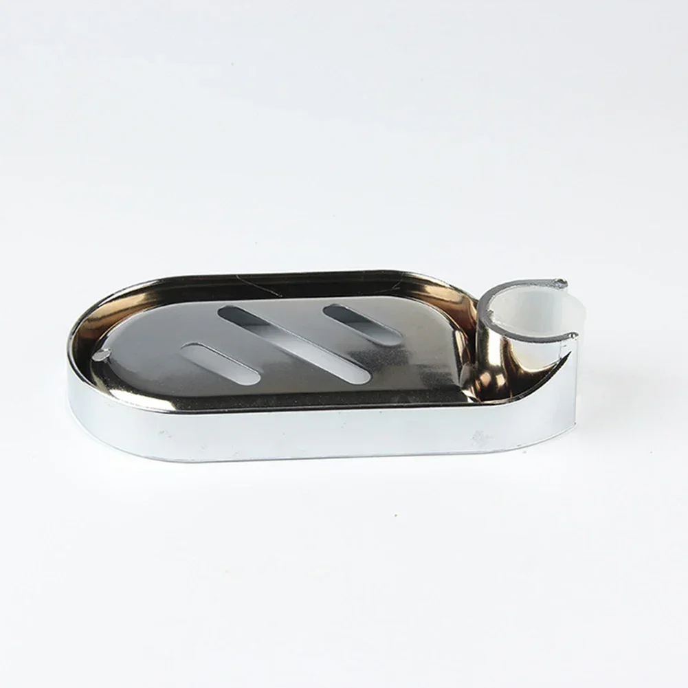 Shower Rail Soap Dish Box Soap Holder Soap Pallet Shower Rod Slide Bar Chrome For Sliding Bar Bathroom Tray For Home