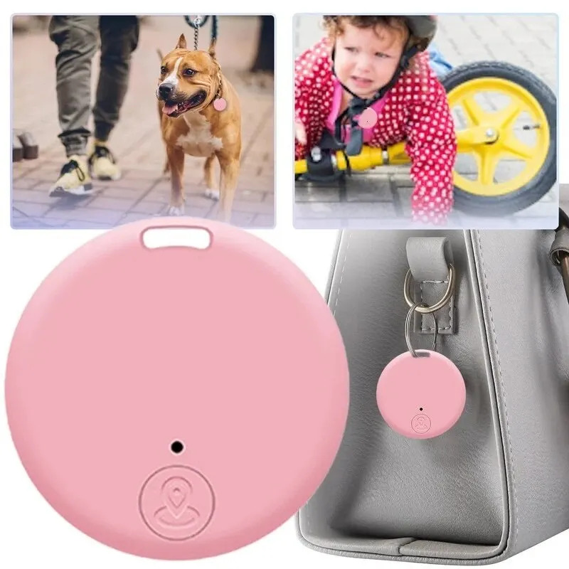 2026New GPS Bluetooth 5.0 Tracker AntiLost Device Round Pet Kids Bag Wallet Tracking Smart Finder Locator MIni