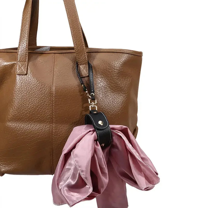 20251/2/3pc Portable Black Pink White PU Anti-theft Luggage Strap Holder Gripper Add Bag Handbag Clip Use To Carry Multitool