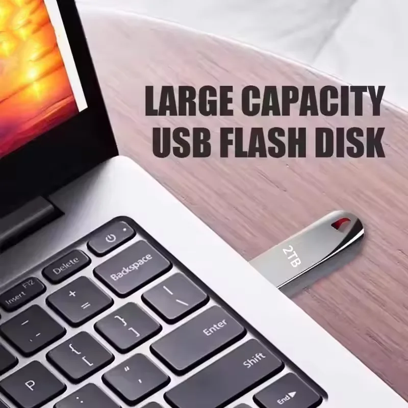 2TB USB 3.2 Metal Flash Drives High Speed Pendrive 1TB Portable Usb Drive Waterproof Memoria Usb Flash Disk Upgraded New