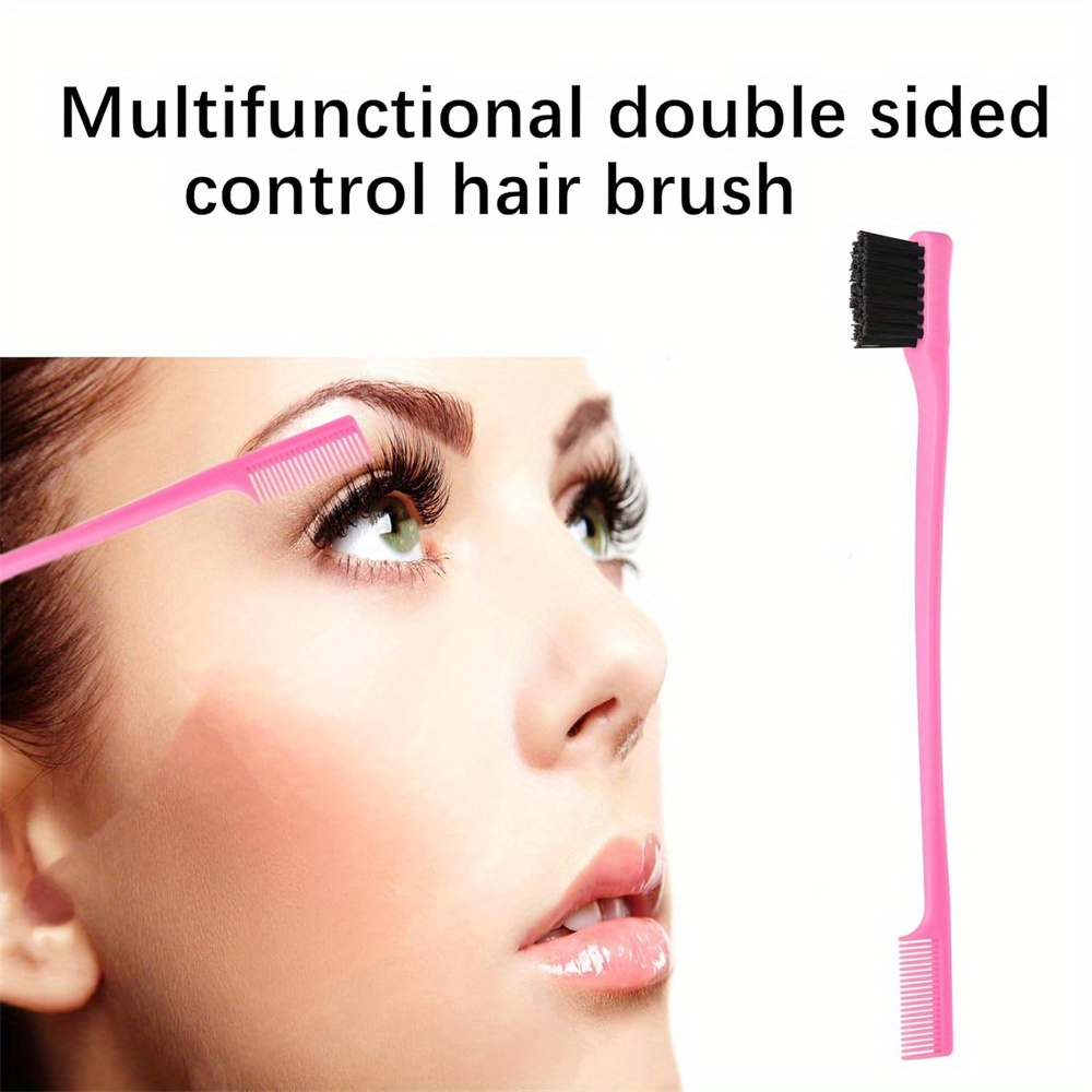 YUNTES 8 Uds juego de peine para peinar cepillo para el cabello, cepillo para el borde del peine de cola puntiaguda, herramienta para la cola del cabello herramienta para tejer peines de anillo para mujeres