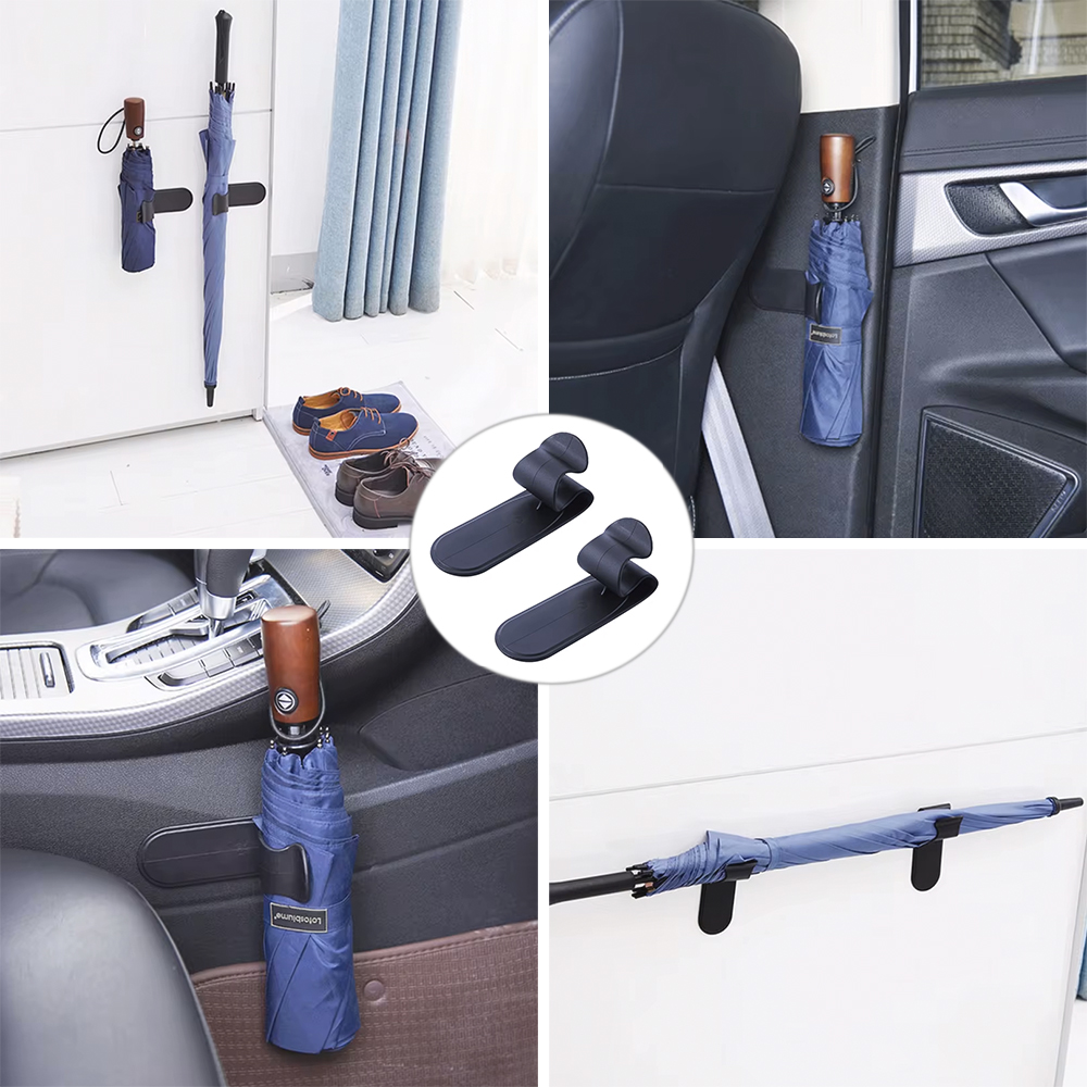 1/2pcs ใหม่ผู้ถือร่มรถ Trunk Storage Organizer Hook ร่มยึดภายในอุปกรณ์เสริมอัตโนมัติ