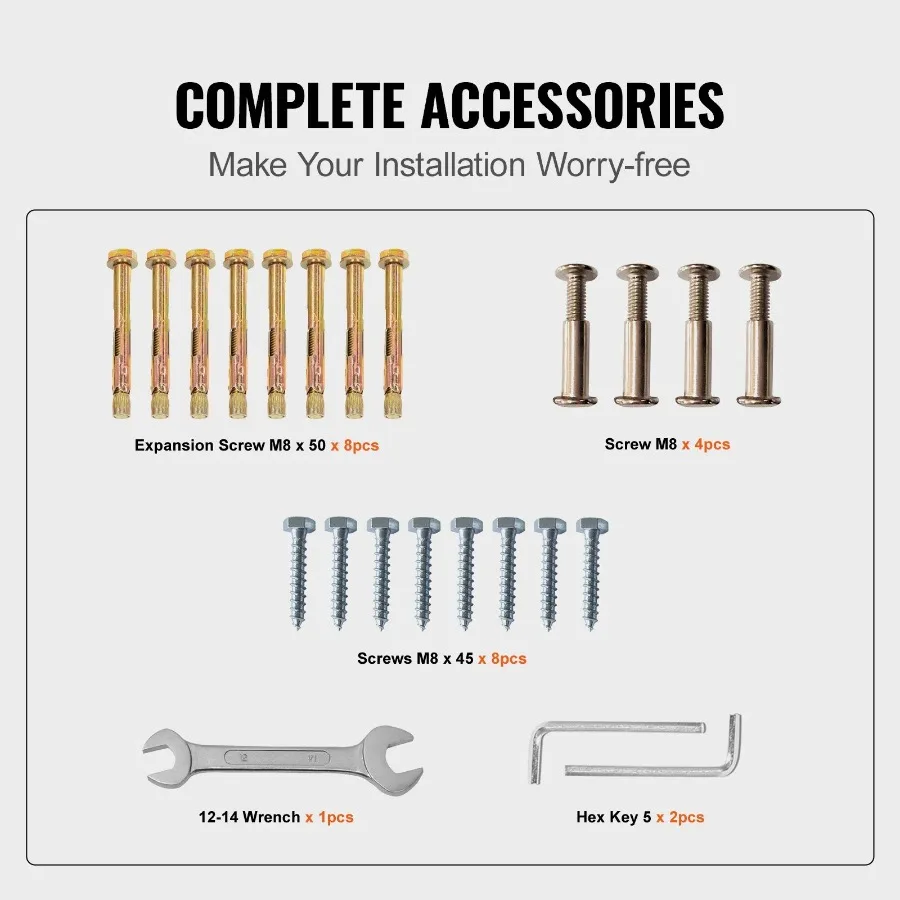 Handrails for Outdoor Steps Fit 1 or 3 Steps Outdoor Stair Railing White Wrought Iron Handrail Flexible Front Porch Hand Rail