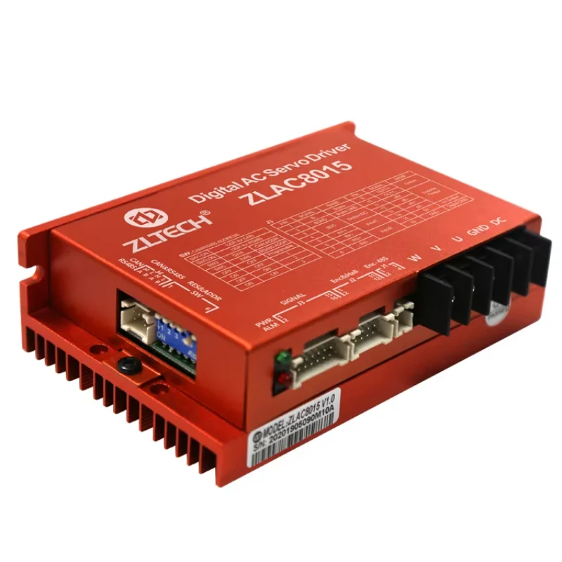 ZLTECH Brushless 3-phase 24V-48V DC 15A-30A 500W CANOPEN Bus RS485 AC Servo Driver Controller For AGV Delivery Robot