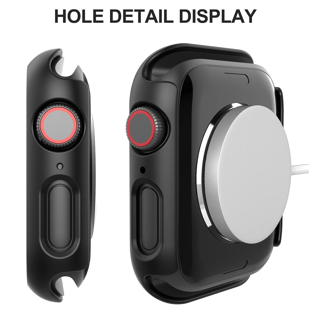 Gehärtetes Glas + Abdeckung für Apple Watch Gehäuse 46 mm 42 mm 45 mm 41 mm 44 mm 40 Displayschutzfolie Apple Watch Zubehör 11 10 9 6 SE 7 8