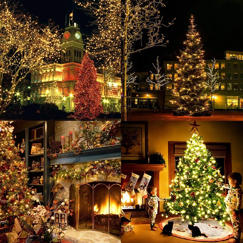 10 メートル 100Led クリスマス屋外クリスマスライト LED ストリングライト Luces Decoracion フェアリーライトホリデーライト照明ツリーガーランド