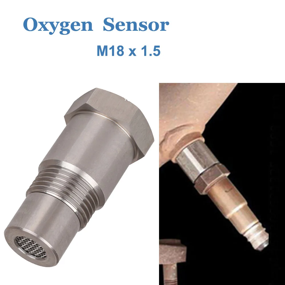 1/2 pçs mini sensor de catalisador de oxigênio para automóvel 46.5*16.0*16.9mm prata aço inoxidável durável novos acessórios do carro