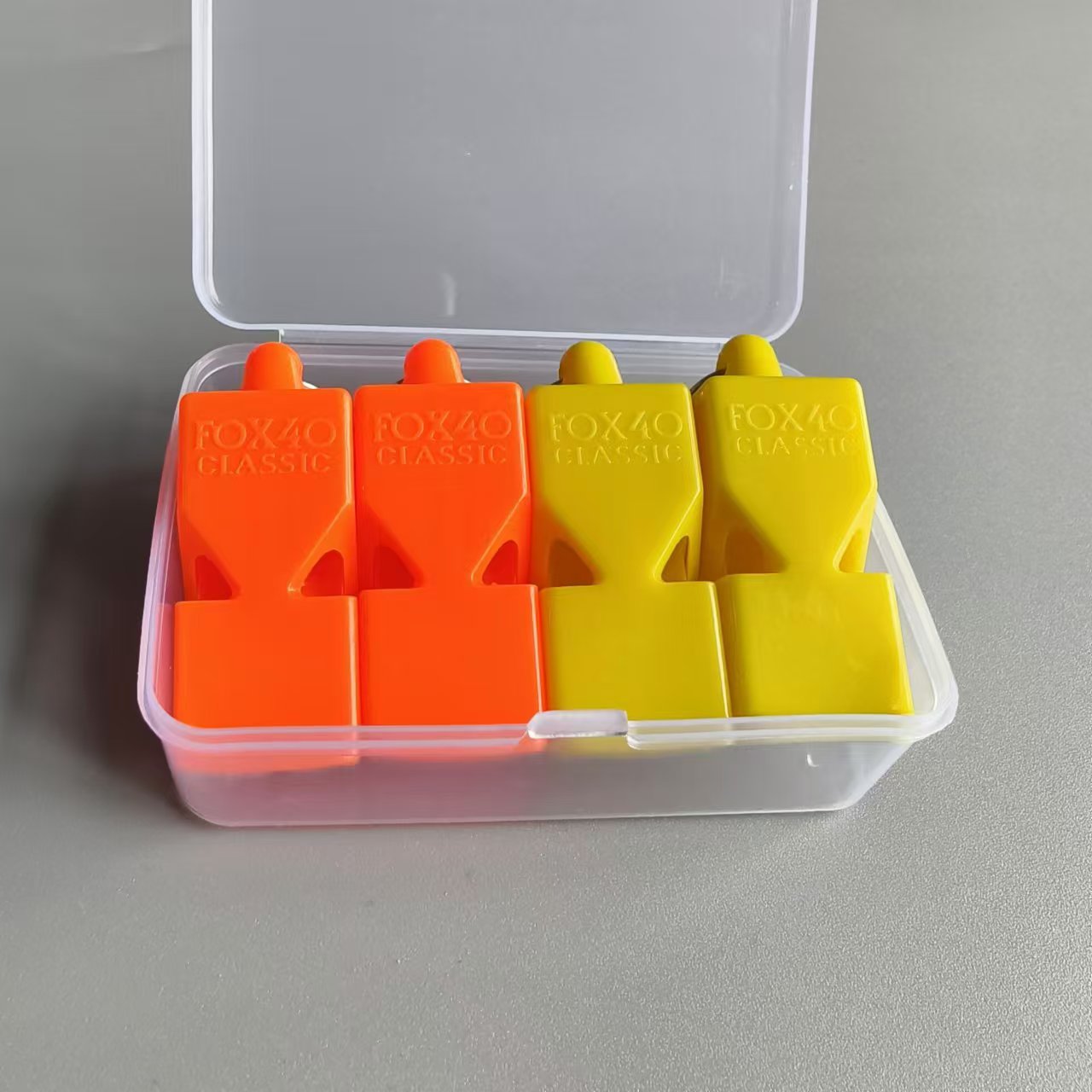 Classic Referee Whistle, Outdoor Rescue Whistle, Pe Teacher Coach Whistle, 4Pcs in Box