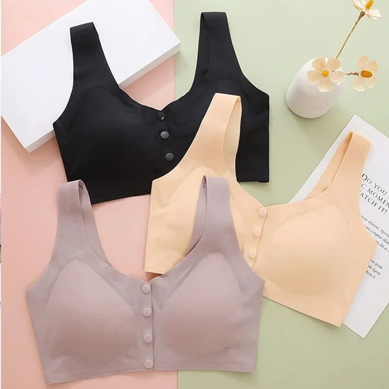 Ice Silk Breast Prosthetic Special Bra After Mastectomy False Chest Female Fake Breast Bra Insert Silicone Pad Enlarge Underwear