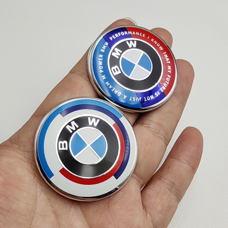 45mm BMW Lenkrad Emblem Abdeckung Aufkleber Auto Abzeichen Für BMW E39 E46 E90 E30 E36 E87 E53 F10 F20 F30 G20 X1 X2 X3 X4 X5 X6 X7