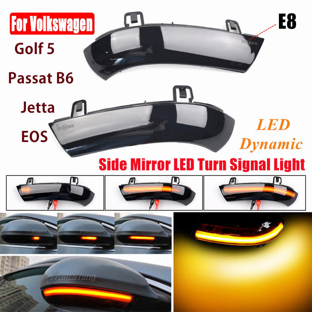 Dynamiczny kierunkowskaz LED do Volkswagena GOLF 5 GTI plus MK5 Jetta Passat B6 B5.5 Variant EOS Sharan do VW arrow light