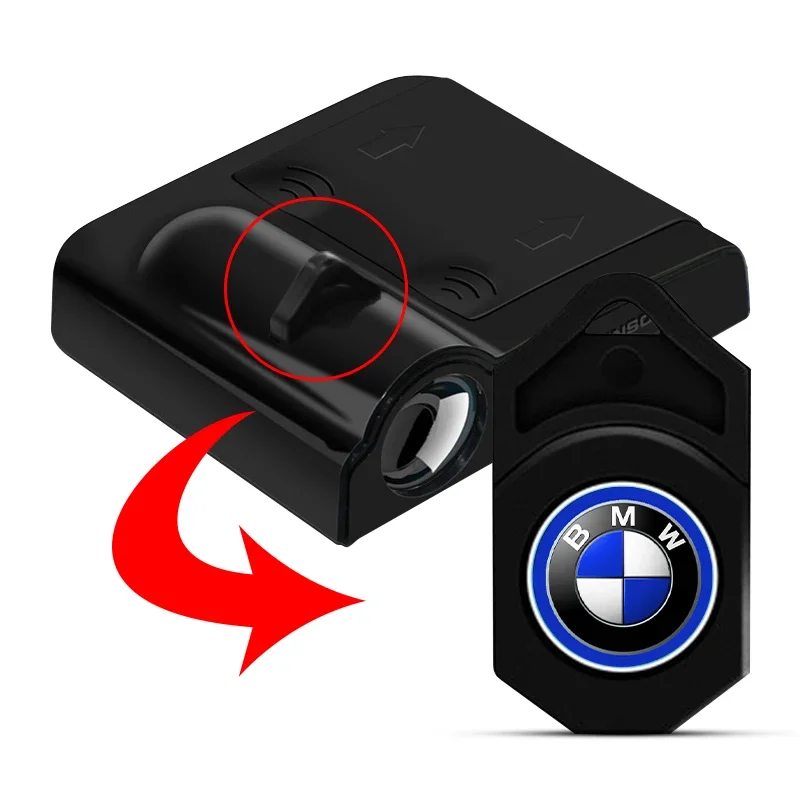 1/2 Uds. Lámparas de proyector de puerta de coche emblema de luz LED de bienvenida para BMW M M1 M2 M3 M4 M5 M6 M8 X3 X4 X5 X6 E34 E36 E60 E90 E46 E39 E70