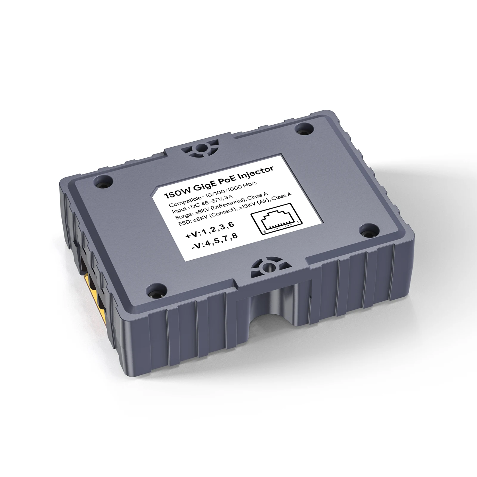 EDUP PW9603 Starlink 150 Вт GigE PoE инжектор молниезащита 8 кВ ESD сетевой адаптер PoE для Starlink V2/Gen3