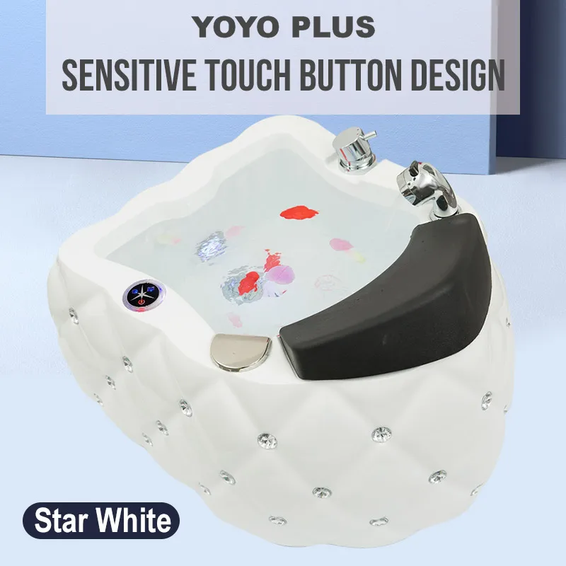 Yoyo plus fábrica em vendas salão de beleza pedicure cadeira bacia footbath pia imersão cuidados limpos spa acessórios produtos de alta qualidade