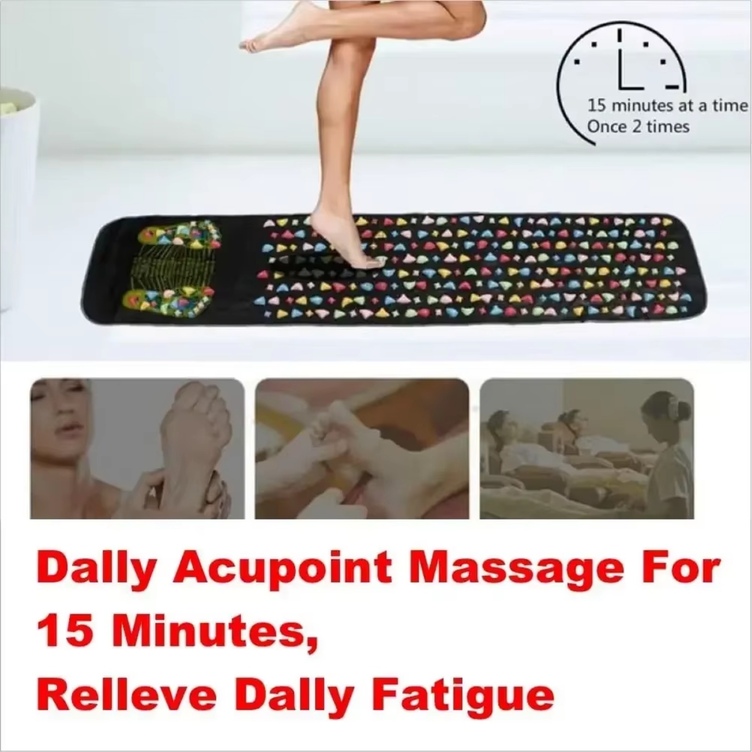 Akupressur Pad Fußreflexzonenmassage Massage Pad Gesundheitswesen Gehen Fuß Druck Pad Reflexzonenmassage Massage Pad Fuß Massagegerät