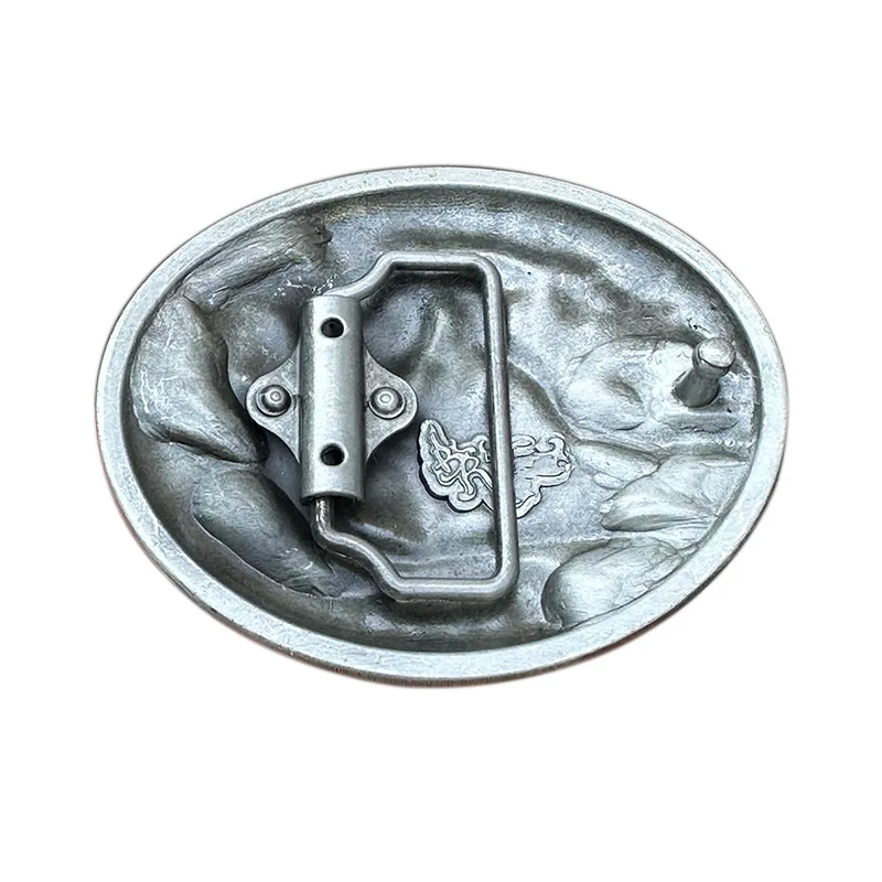 Hebilla de cinturón de motor de motocicleta estilo occidental