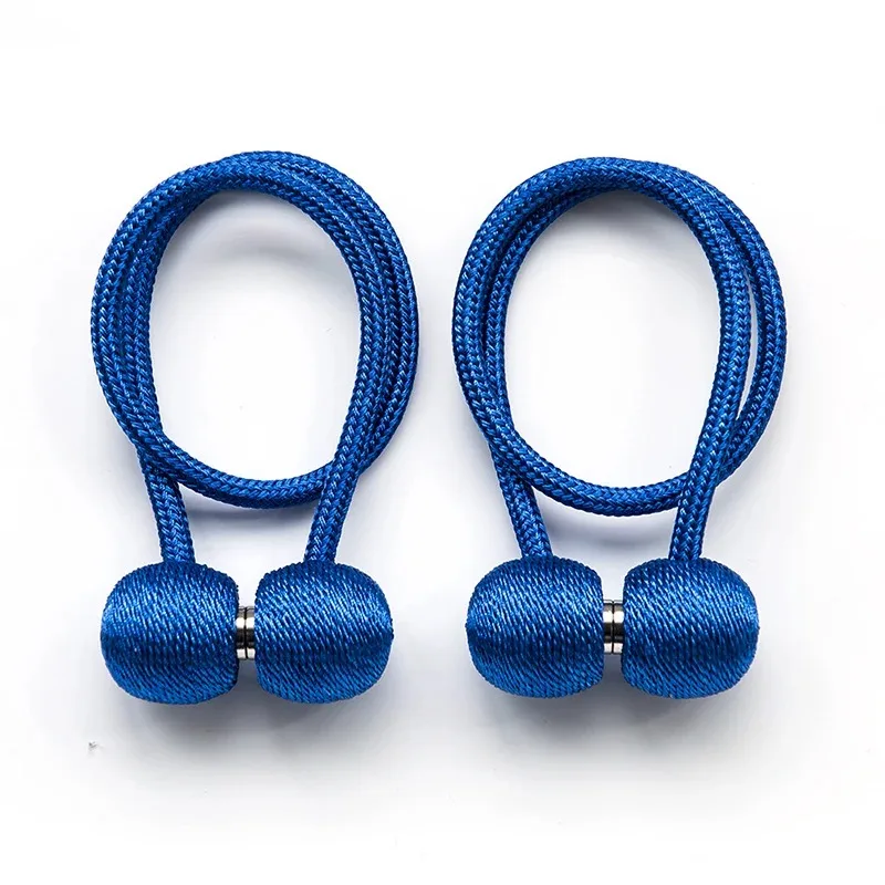 Correas para cortinas, hebillas de cuerda, hebillas para cortinas, cuerdas para almacenamiento de cortinas de cama, ganchos magnéticos para atar, accesorios 2 uds.
