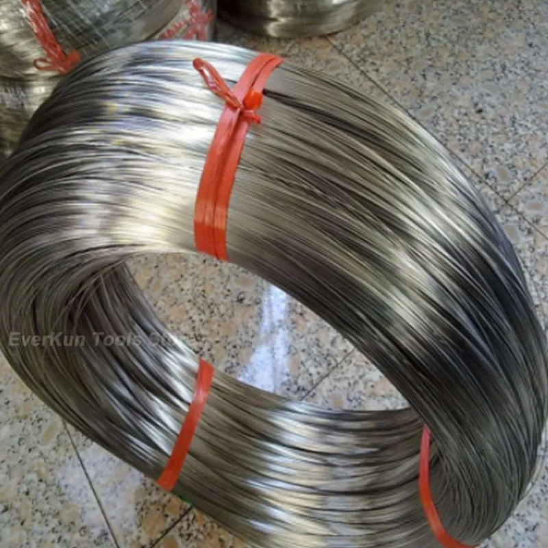 Spring Wire 304 Stainless Steel Wire 0.4/0.5/0.6/0.7/0.8/1/1.2/1.5/1.8/2/2.5/3/3.5/4mm Single Strand Lashing Elastic Steel Wires