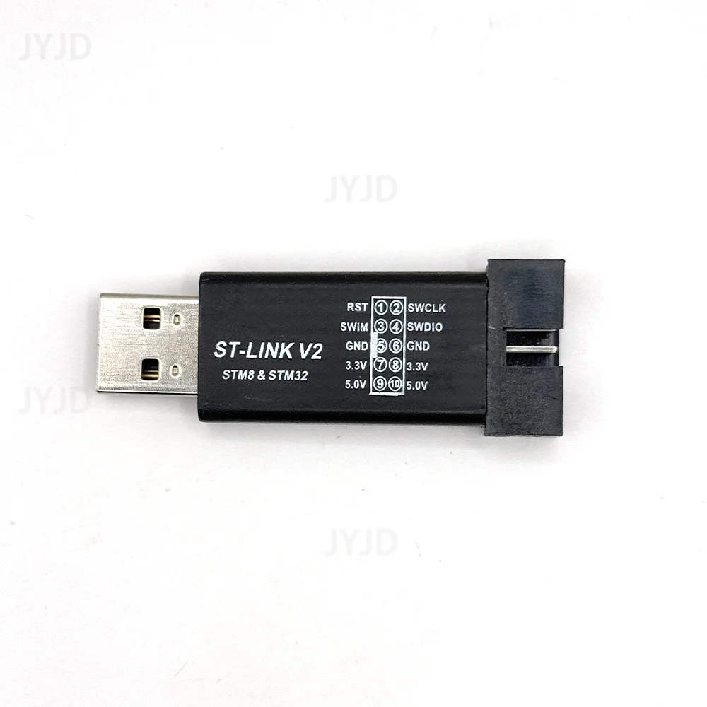 1Set ST LINK Stlink ST-Link V2 Mini STM8 STM32 Simulator Download Programmierer Programmierung Mit Abdeckung DuPont Kabel ST Link V2