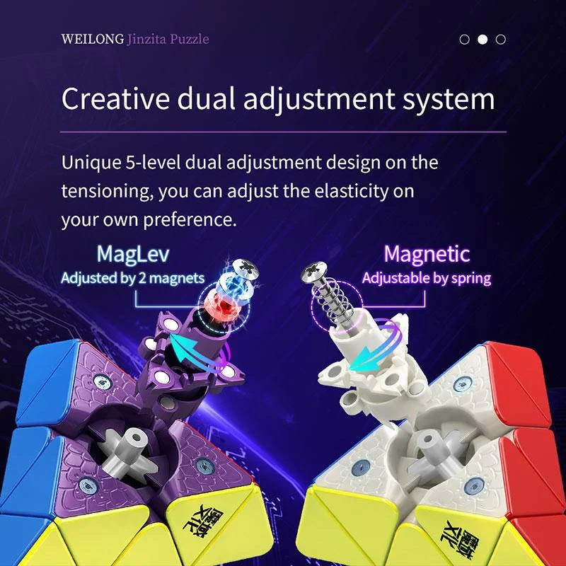 MOYU Weilong Pyraminx Maglev Từ Ma Thuật Giải Nhanh, Chuyên Nghiệp Đồ Chơi Xếp Hình Weilong Maglev Kim Tự Tháp Trẻ Em Quà Tặng