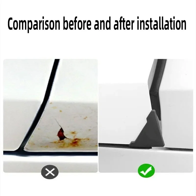 2PCS Silikon Auto Tür Ecke Abdeckung Stoßstange Crash Scratch Protector Anti-Scratch Crash Schutz Auto Pflege