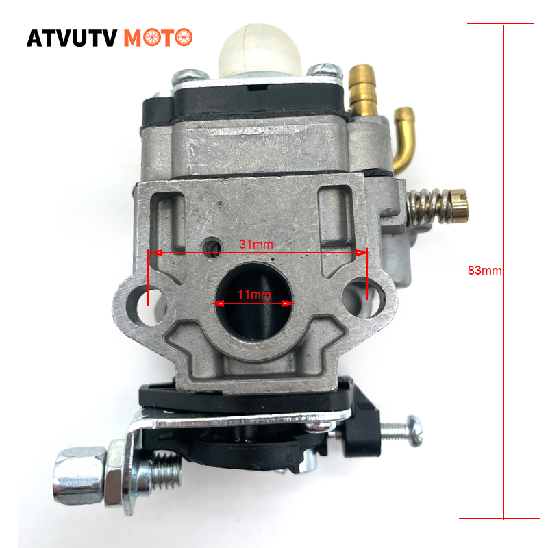 11mm 15mm Vergaser Carb Für 2-Takt Heckenschere 22cc 26cc 33cc 34cc 43cc 49cc 52cc Freischneider Freischneider Kettensäge 40-5