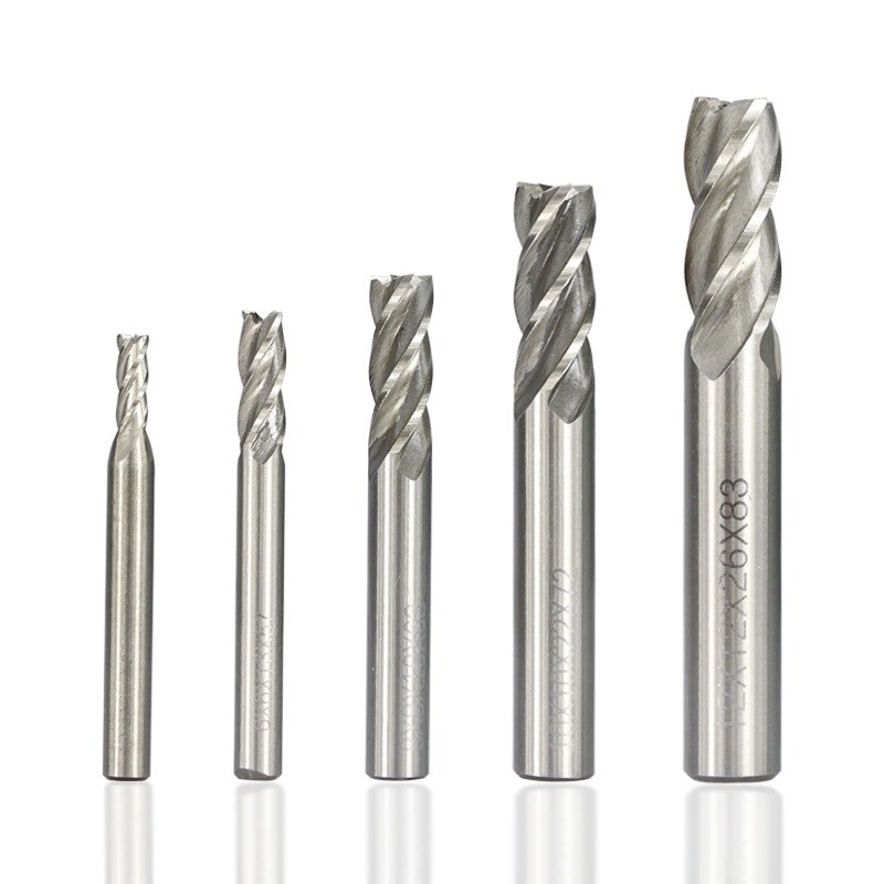 XCAN HSS-Fräser, 4-schneidiger Schaftfräser, 1,5–13 mm, für CNC-Maschinenfräsen, Fräser, Metallschneider, Aluminium-Fräser