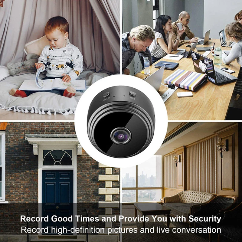 Xiaomi MIJIA Mini Wireless Camera WiFi Monitoring Security Protection 1080p HD Remote Monitor Camcorders Surveillance Smart Home