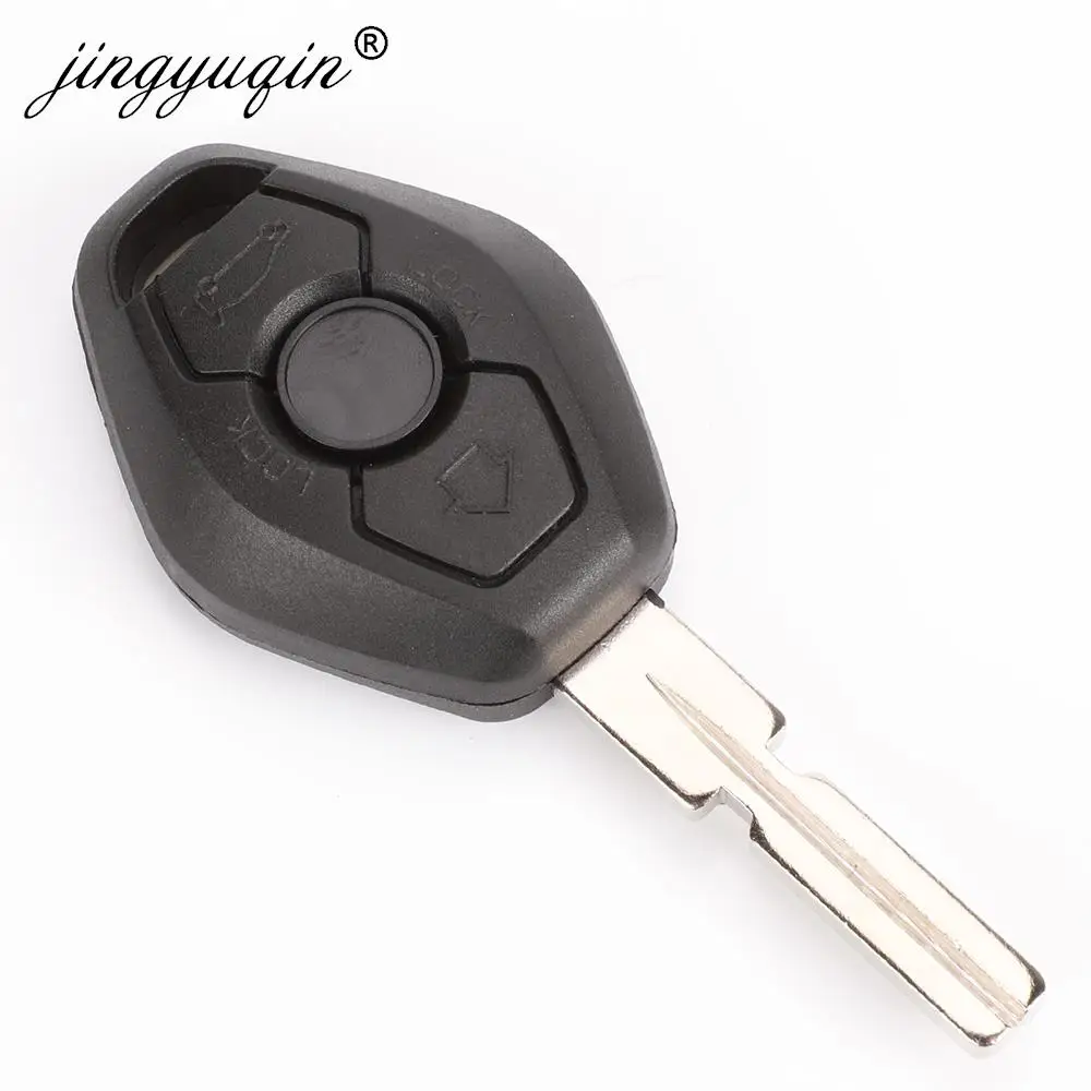 jingyuqin EWS Sytem Car Remote Key for BMW E38 E39 E46 X3 X5 Z3 Z4 1/3/5/7 Series 315/433MHz ID44 Chip Keyless Entry Transmitter