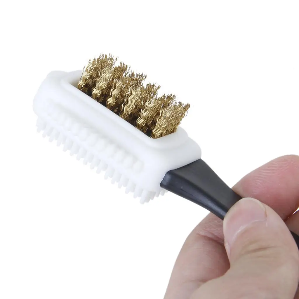 Cepillo de limpieza Premium para zapatos de cuero nobuk, gamuza, brillo