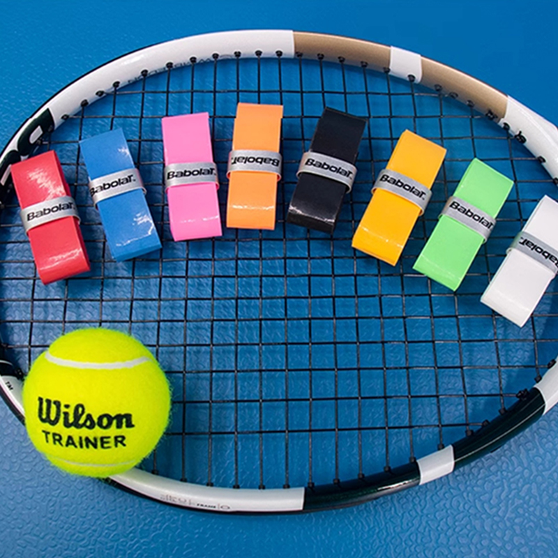 1 ชิ้น Babolat เทนนิส Overgrip Sticky ไม้เทนนิสแบดมินตัน Racket Grip Antislip Handle Grip พาเดลเทนนิส Grip Sweatband