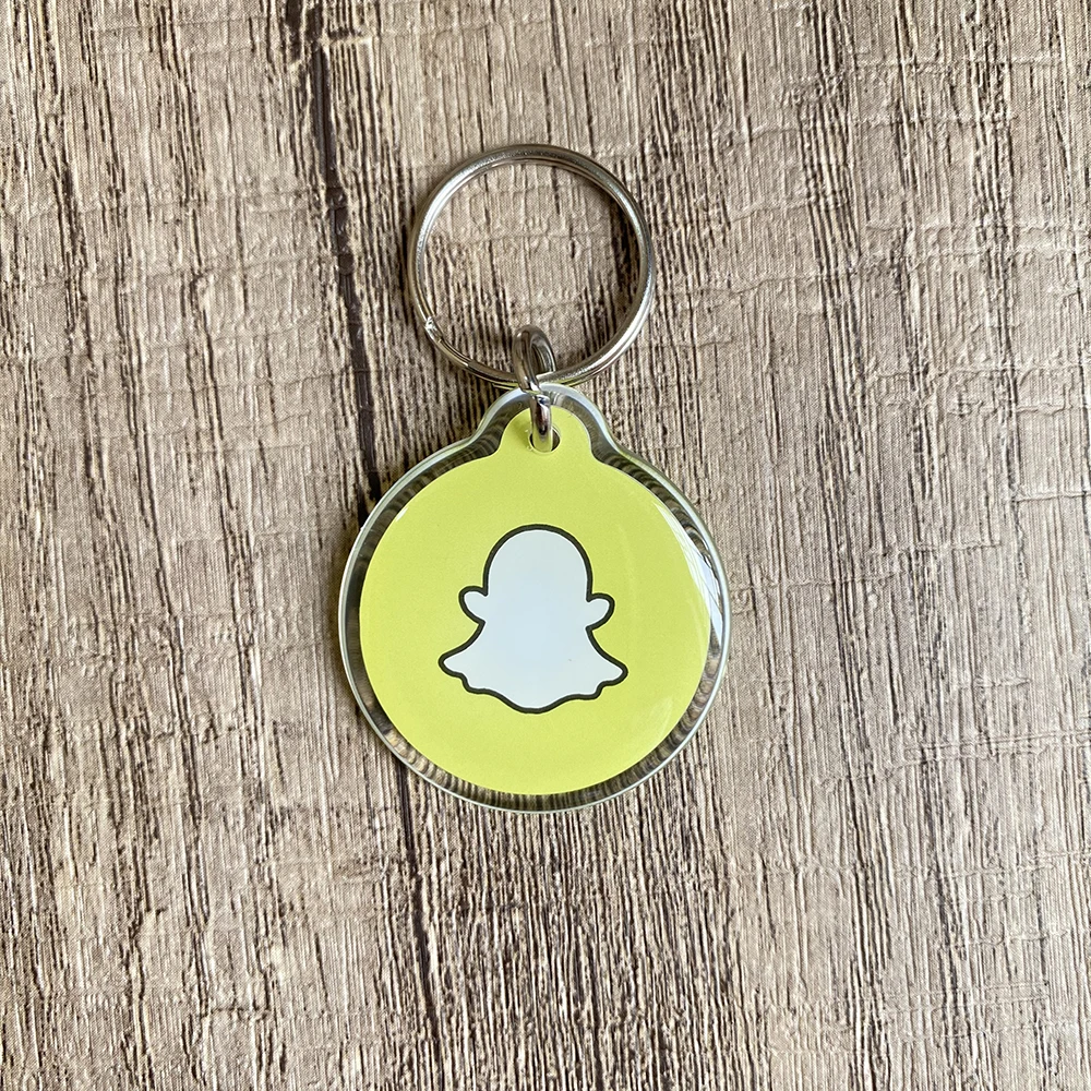 NFC Social Media Tap Business Key Card Instagram WhatsAPP Facebook Snapchat NFC Key Tag Keychains