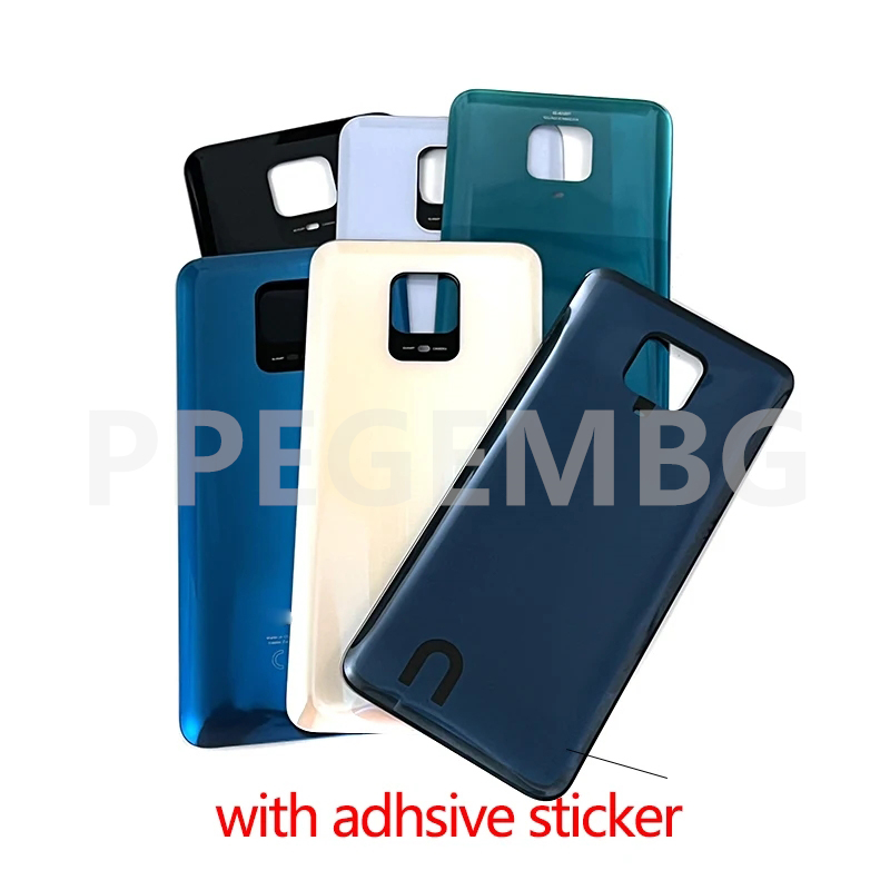 Hinweis 9S Glas Für Redmi Hinweis 9 Pro Max S Hinweis 9Pro Batterie Zurück Abdeckung Hintere Tür Deckel Panel Shell gehäuse Fall Kamera Objektiv
