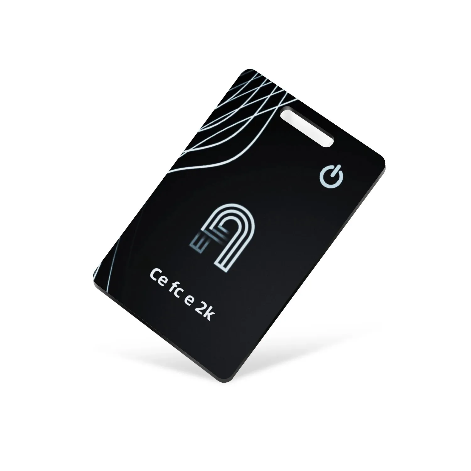 Novo cartão rastreador de carteira Bluetooth ultrafino carregamento sem fio funciona com Apple Find My (iOS apenas) rastreador de itens à prova d'água IP68