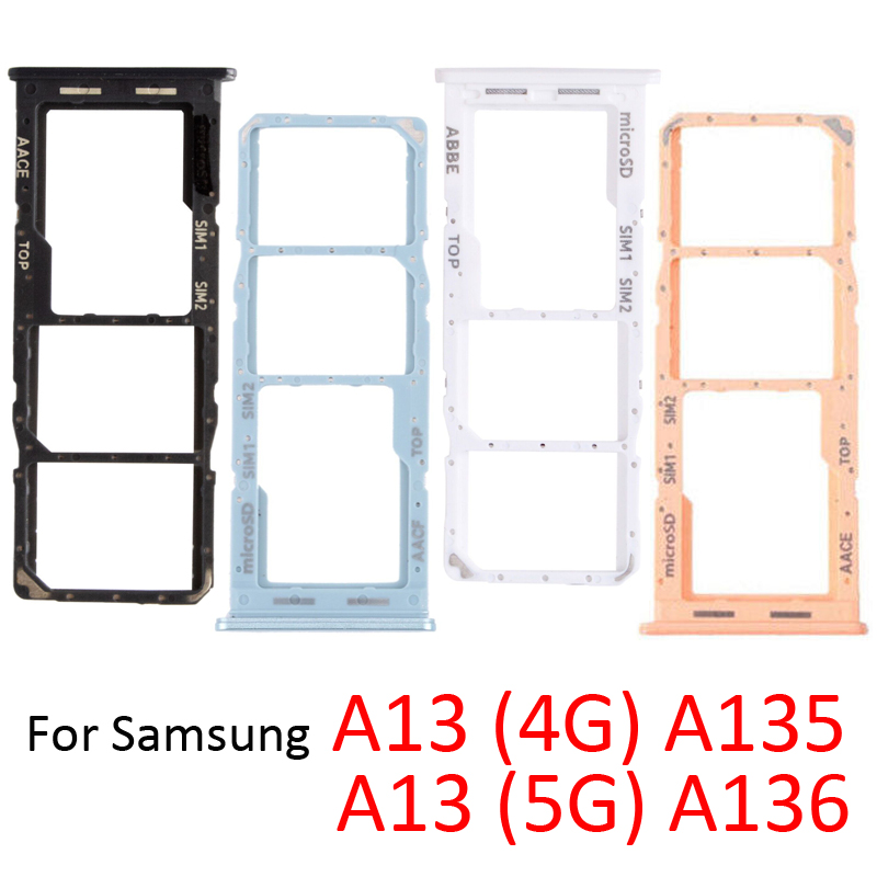 Neue SIM Chip Tray Slot Adapter Für Samsung Telefon A13 4G 5G A135 A136 A135F A135M A135U Telefon SD Halter Karte Tray Mit Werkzeuge