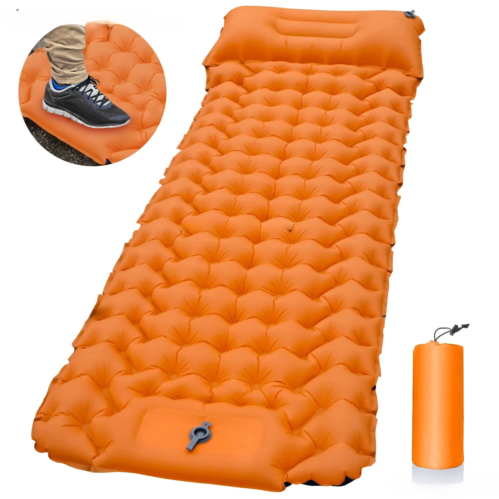 Almohadilla para acampar al aire libre, colchoneta grande para dormir para acampar, colchón inflable, colchoneta para dormir, colchoneta de viaje para acampar, senderismo