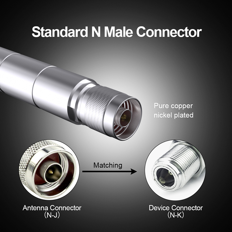 433 MHz Lora-Antenne für den Außenbereich, 470 MHz Langstreckenantennen, Omni-wasserdichte N-Steckerantenne für Basisstations-Gateway-Antenne