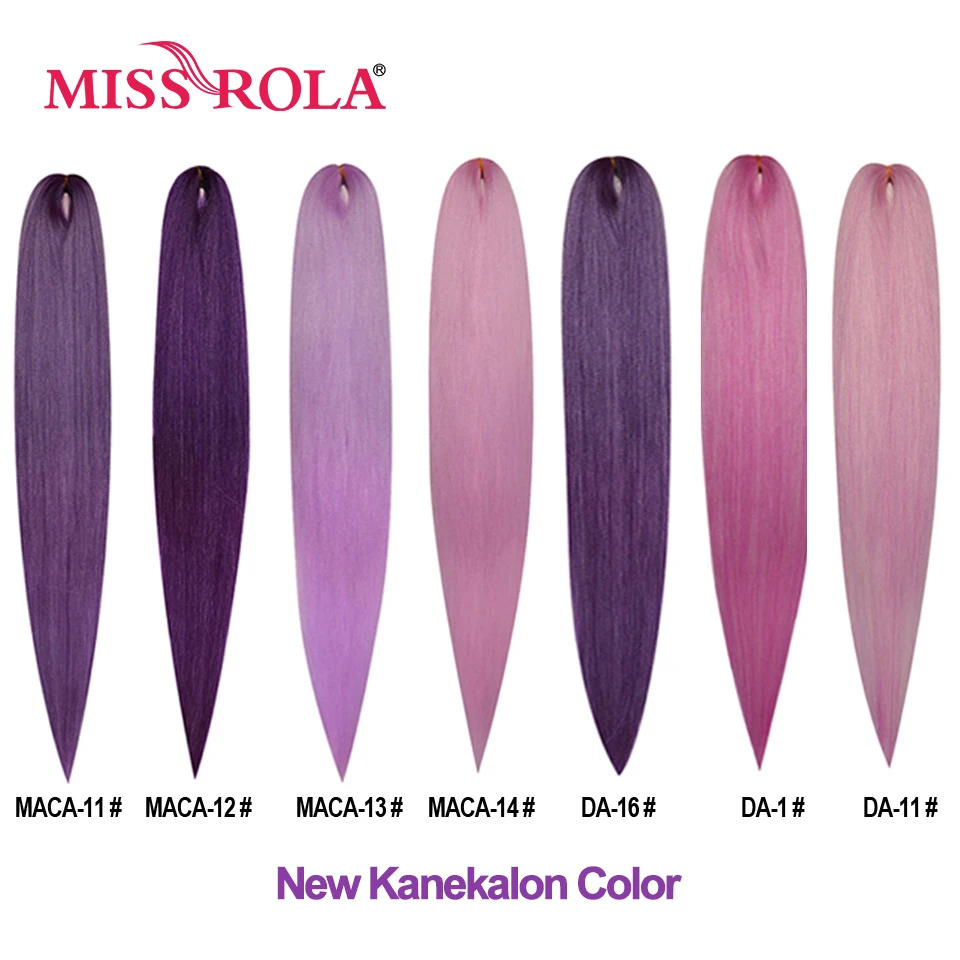 Miss Rola Synthetic Hair 2025 New Color Kanekalon Hair Jumbo Braid Twist Braid Bulk Yaki Straight Hair Extension Wholesale