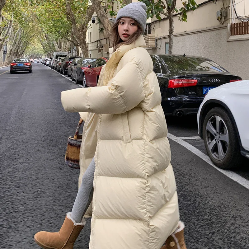 Chaqueta de algodón holgada de longitud media, chaqueta de pan versátil y gruesa, versión coreana, nueva