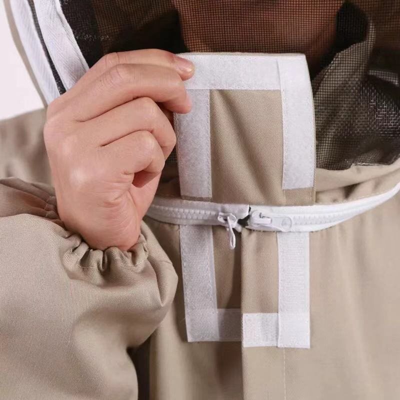 1Set Professional Ventilated Full Body Beekeeping Bee Keeping Suit With Gloves