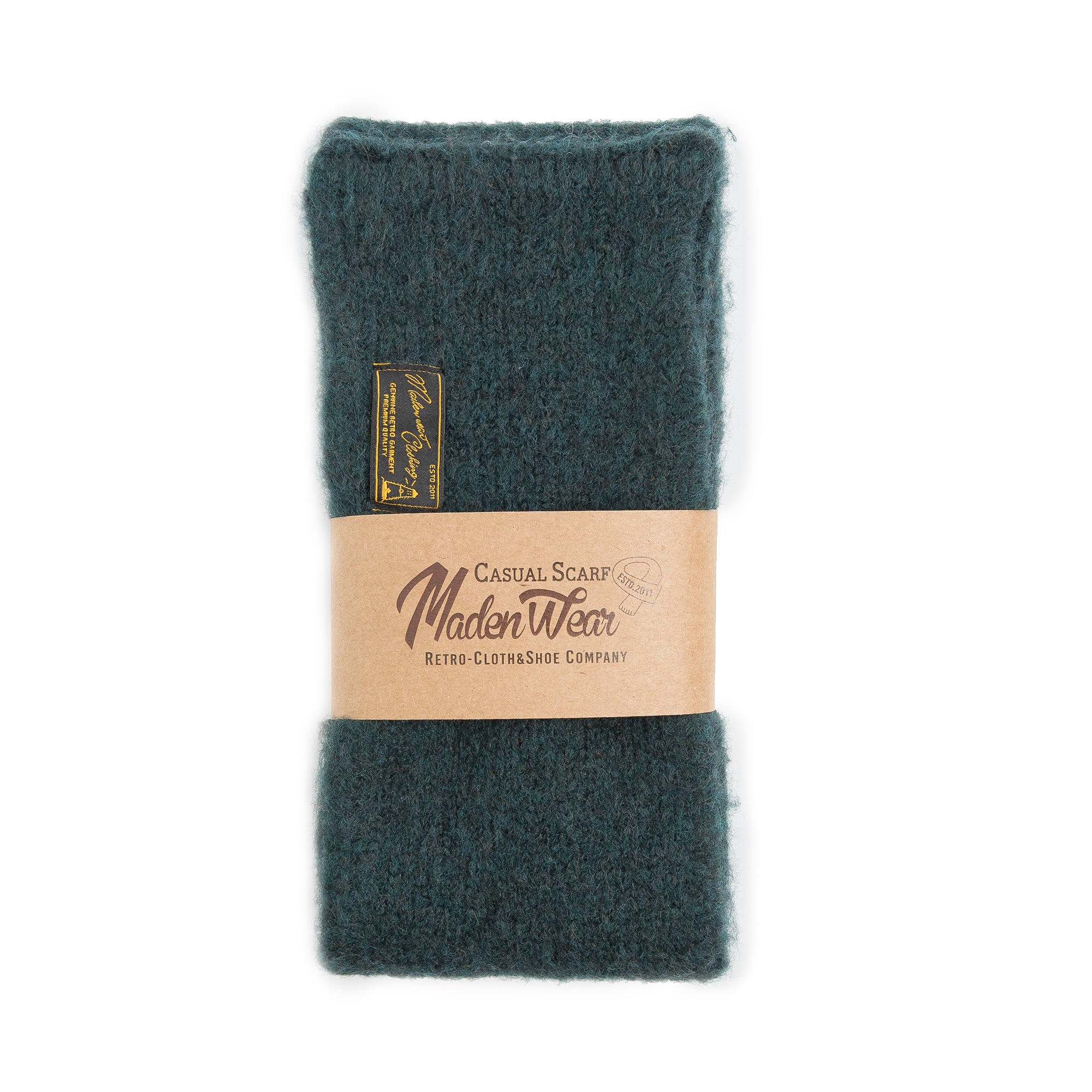 Maden Vintage Color sólido bufanda de Mohair Simple bufandas tejidas de invierno hombres y mujeres cálido a prueba de viento moda bufanda de cuello de tamaño pequeño