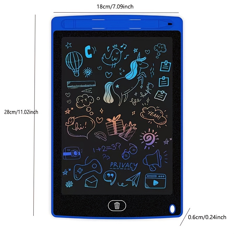 12 Cal Tablet LCD do pisania elektroniczny cyfrowy kolorowy ekran do pisania tablica do rysowania papier do pisania Tablet graficzny prezent dla dzieci