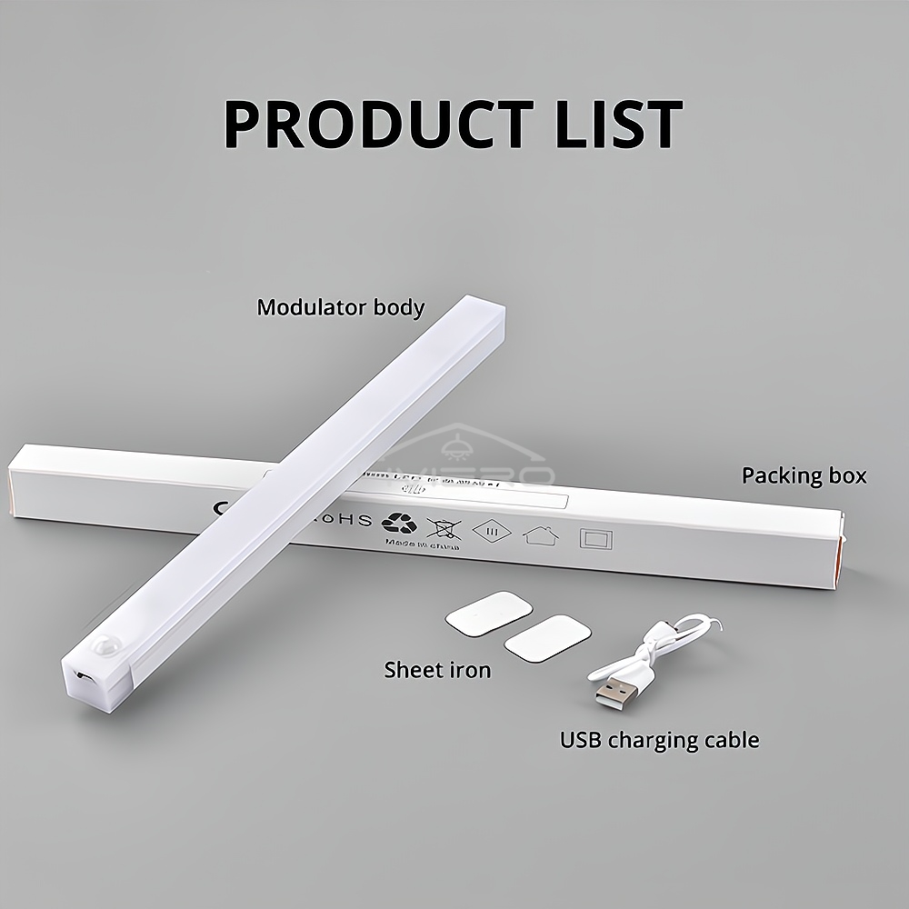 Usb Rechargeable Motion Sensor Night Lights For Room Decoration Home Closet Kitchen Cabinet Aisle Lighting Touch Sensing Lamps