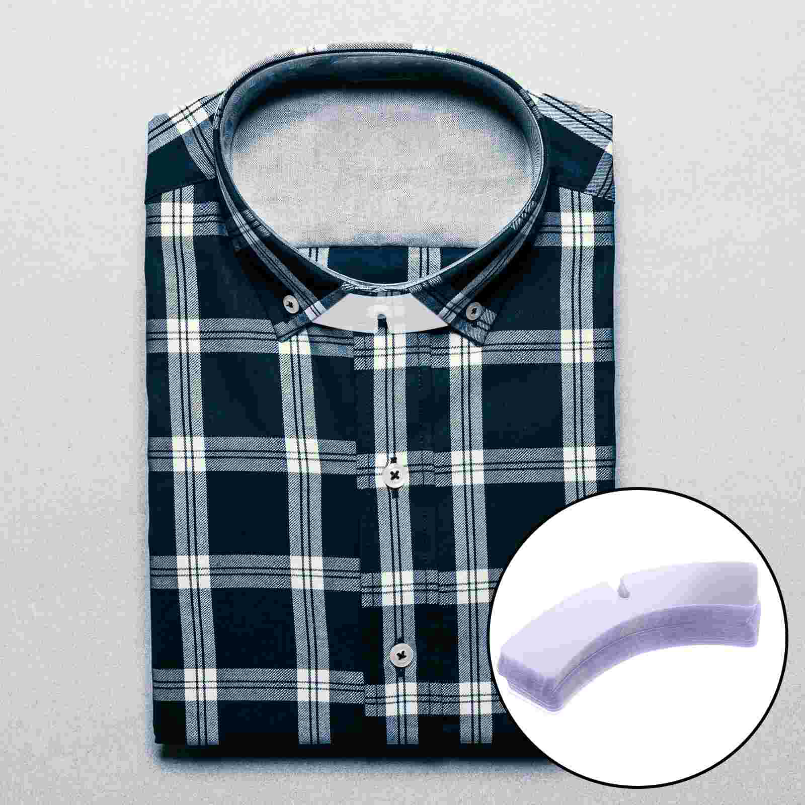100 Pcs Collar Support Piece Men Shirt Stays for Formal Wear Women Plastic Shaper Mens Shirts Man Inserts