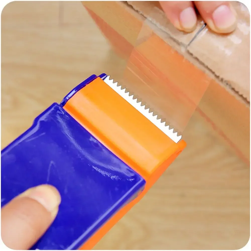 Dispenser per nastro Sigillatura in plastica Imballaggio per pacchi Larghezza 48 mm Rullo Taglierina per nastro Sigillante Supporto per nastro Macchina imballatrice manuale