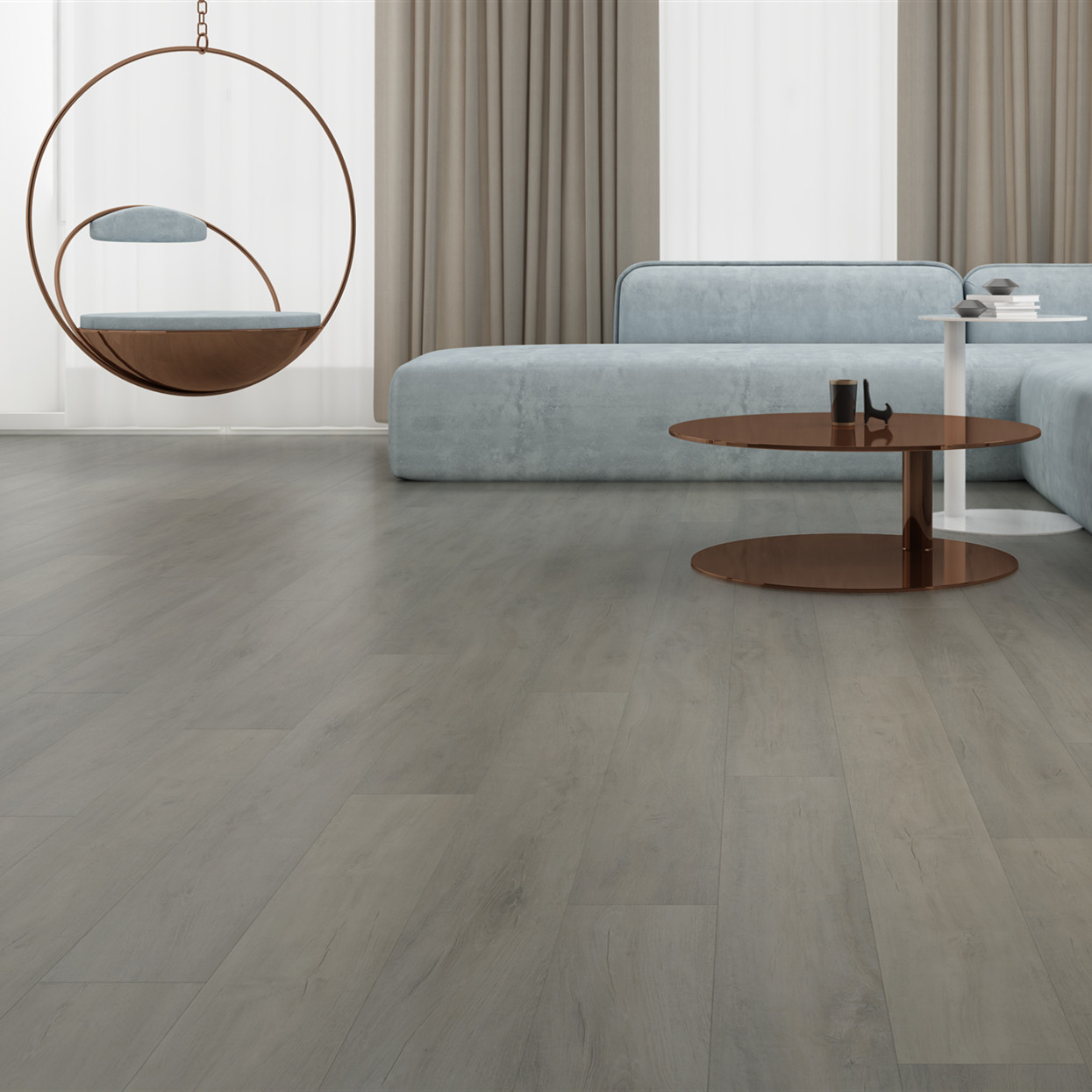 EIR OAK 텍스처 실내 사용, SPC 클릭 잠금 비닐 판자 바닥, PVC 목재 디자인, 유럽 홈 오피스, 5mm, 6mm