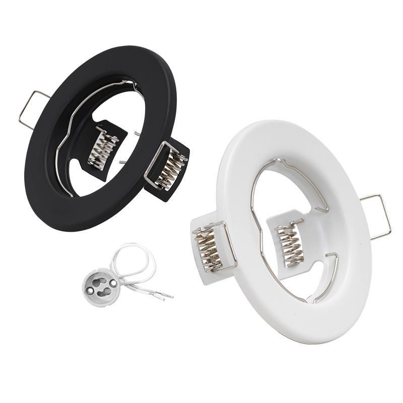 6 Stück Downlight-Rahmen, LED-Deckeneinbauleuchten, Downlight GU10 MR16, Deckenstrahler, passende Leuchte