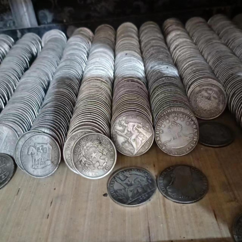 Clearance Sale Foreign Silver Coins Full Set80No Repeated Silver Coins Can Be Blown to Collect Old Coins Wholesale