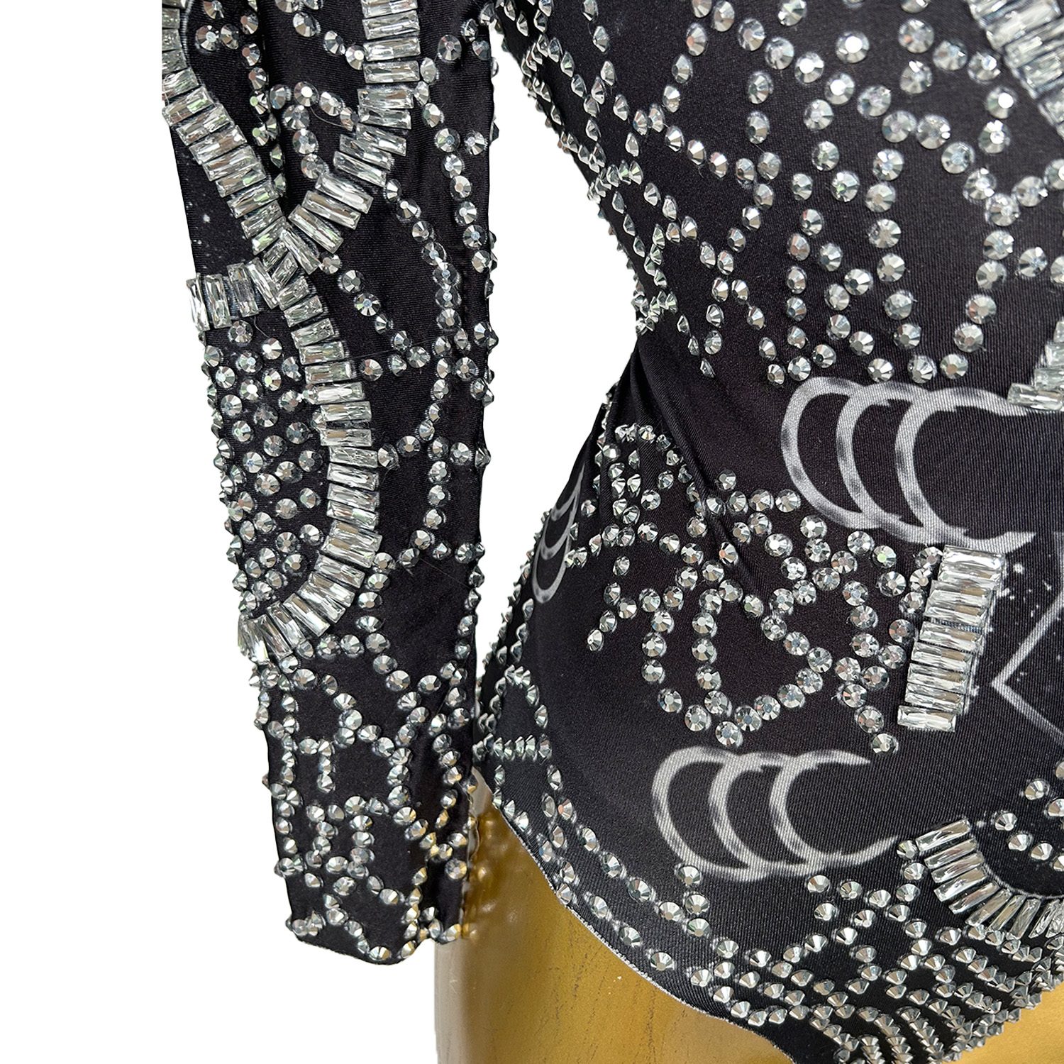 女性のためのラインストーンのボディスーツ,パーティードレス,パーティードレス,誕生日の服,ステージ,Hehuanフェスティバル,レオタード